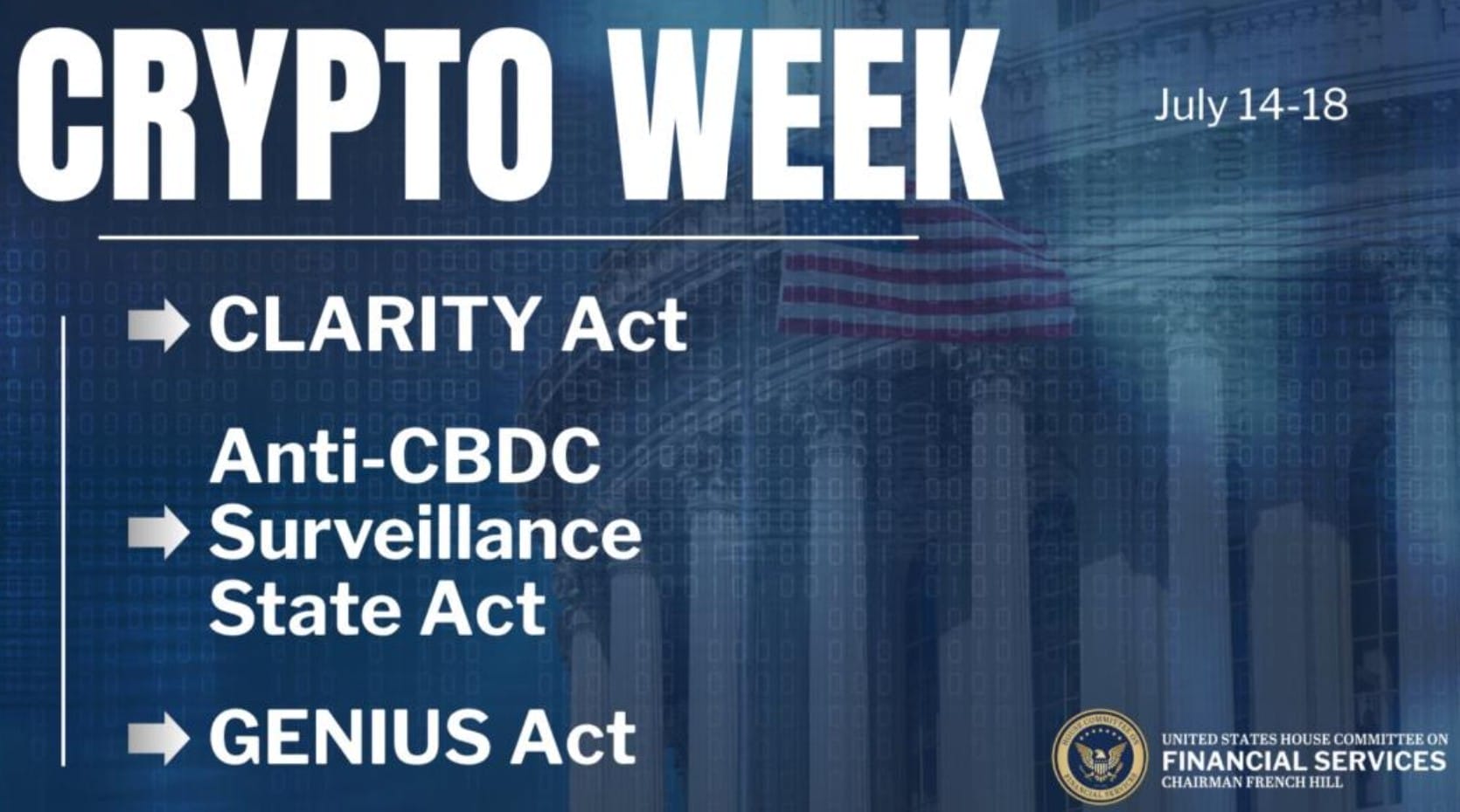 Crypto Week” Boosts US Position In The Digital Asset Space • Rosa Roubini